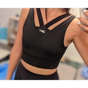 Reebok double strap sports bra, size XS